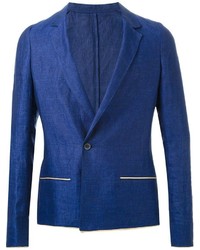 Мужской синий пиджак от Haider Ackermann