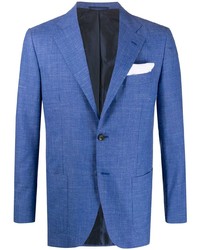 Мужской синий пиджак от Kiton