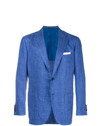 Мужской синий пиджак от Kiton
