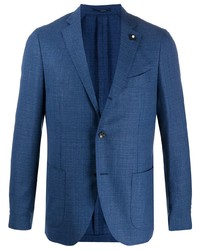 Мужской синий пиджак от Lardini