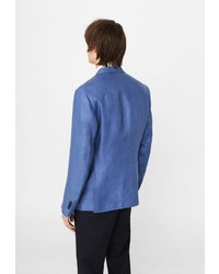 Мужской синий пиджак от Mango Man