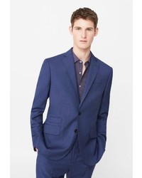 Мужской синий пиджак от Mango Man