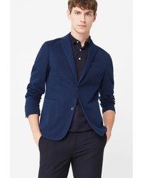 Мужской синий пиджак от Mango Man