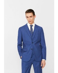 Мужской синий пиджак от Mango Man