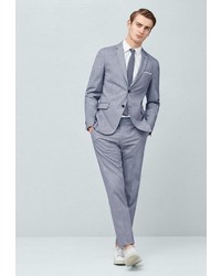 Мужской синий пиджак от Mango Man