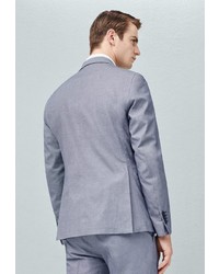 Мужской синий пиджак от Mango Man