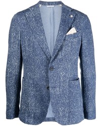 Мужской синий пиджак от Manuel Ritz