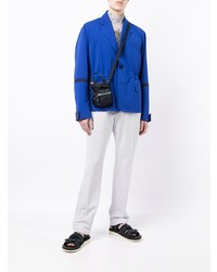 Мужской синий пиджак от Sacai