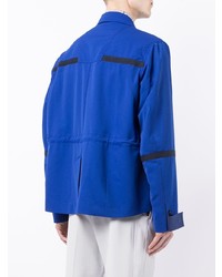 Мужской синий пиджак от Sacai