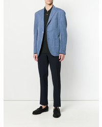 Мужской синий пиджак от Cantarelli