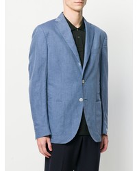 Мужской синий пиджак от Cantarelli