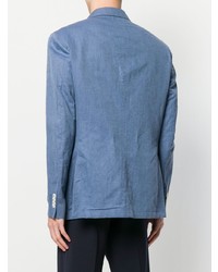 Мужской синий пиджак от Cantarelli