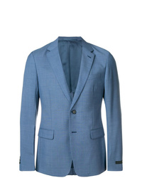 Мужской синий пиджак от Prada