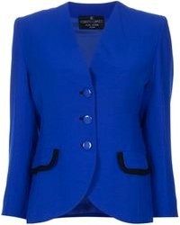Женский синий пиджак от Roberto Capucci