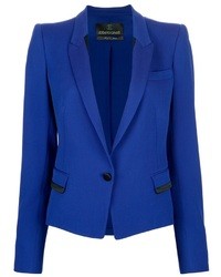 Женский синий пиджак от Roberto Cavalli