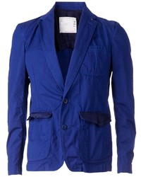 Мужской синий пиджак от Sacai
