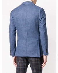 Мужской синий пиджак от Lardini