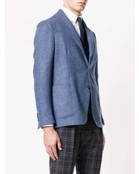 Мужской синий пиджак от Lardini