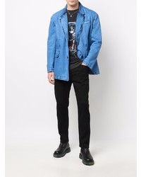 Мужской синий пиджак от Diesel