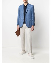 Мужской синий пиджак от Brioni