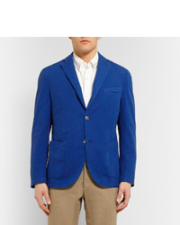 Мужской синий пиджак от Incotex