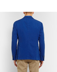 Мужской синий пиджак от Incotex
