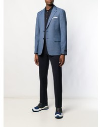 Мужской синий пиджак от Prada