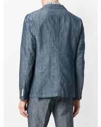 Мужской синий пиджак от Manuel Ritz