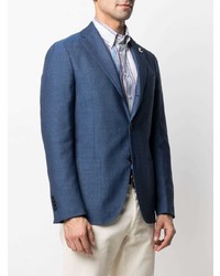 Мужской синий пиджак от Lardini