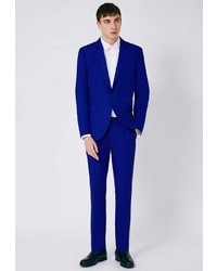 Мужской синий пиджак от Topman