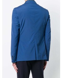 Мужской синий пиджак от Prada