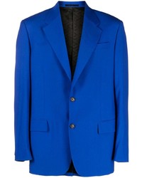 Мужской синий пиджак от Versace