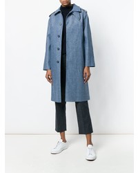 Женский синий плащ от MACKINTOSH