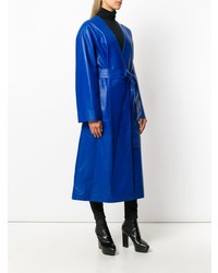 Женский синий плащ от Loewe