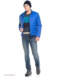 Мужской синий пуховик от Baon