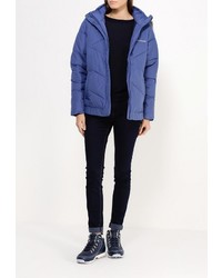 Женский синий пуховик от Columbia