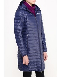 Женский синий пуховик от Columbia