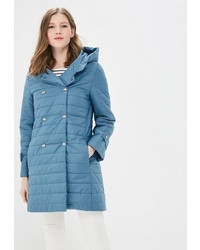 Женский синий пуховик от Doroteya