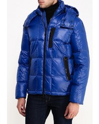 Мужской синий пуховик от Geox