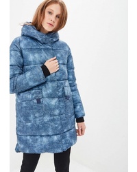 Женский синий пуховик от Grishko