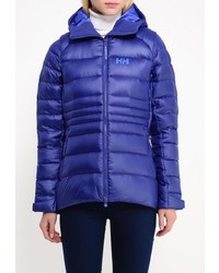 Женский синий пуховик от Helly Hansen