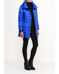 Женский синий пуховик от Just Cavalli