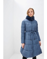 Женский синий пуховик от Winterra