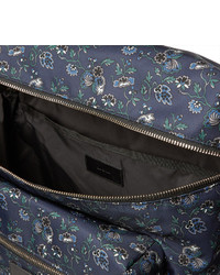 Мужской синий рюкзак из плотной ткани с принтом от Paul Smith