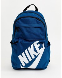 Мужской синий рюкзак из плотной ткани с принтом от Nike