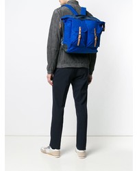 Мужской синий рюкзак из плотной ткани от Ally Capellino