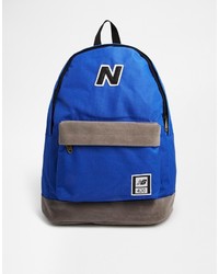 Мужской синий рюкзак из плотной ткани от New Balance