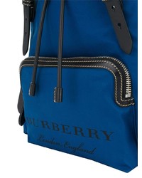 Мужской синий рюкзак из плотной ткани от Burberry