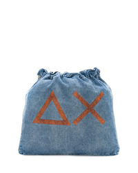 Мужской синий рюкзак из плотной ткани от Sun 68