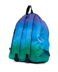 Мужской синий рюкзак с вышивкой от VERSACE JEANS COUTURE